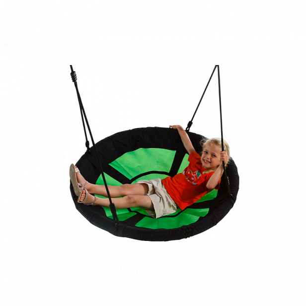 Houpačka s lany zeleno černá