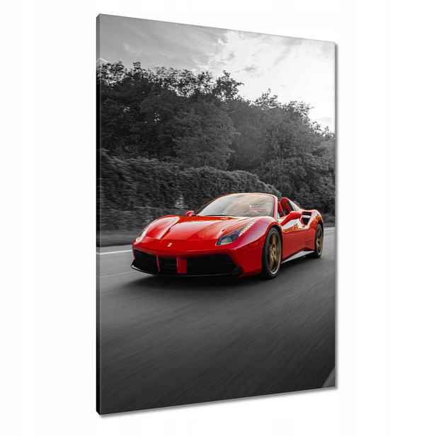 Obrazy 70x100 Červené Ferrari Fura