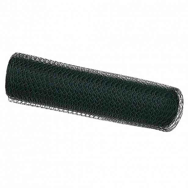 vidaXL Hexagonální oplocení 0,4 x 100 m PVC Zelená