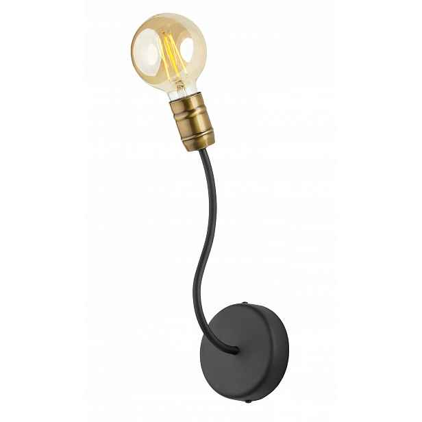 Nástěnná lampa Luce Černá Patina 1xE27 Nástěnná lampa do obývacího pokoje Kabinet