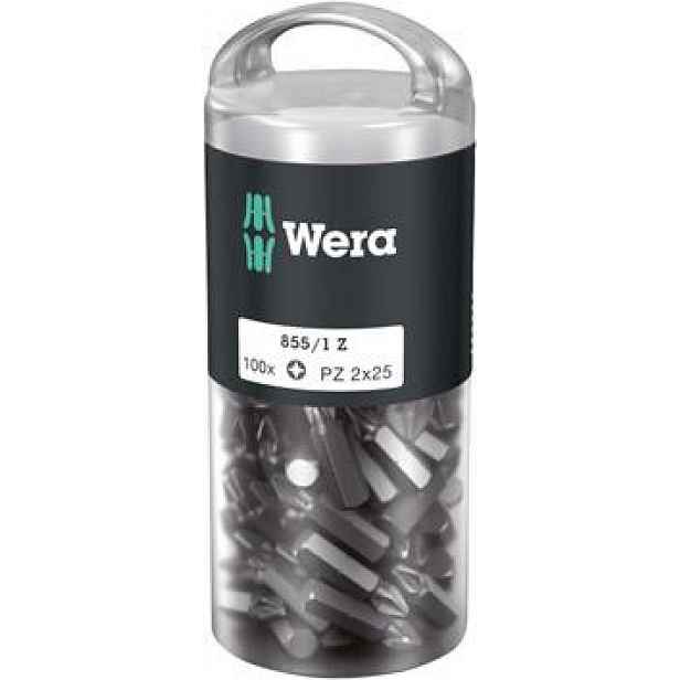 Bit 1/4"DIN3126E6,3 pro šrouby Torx 15x25mm balení 100 kusů Wera