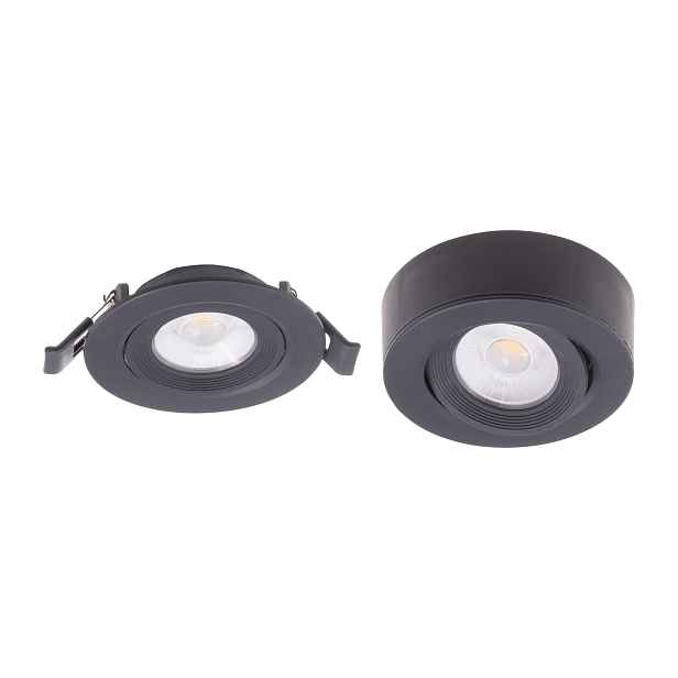 LED bodové svítidlo ISDA 7W černé