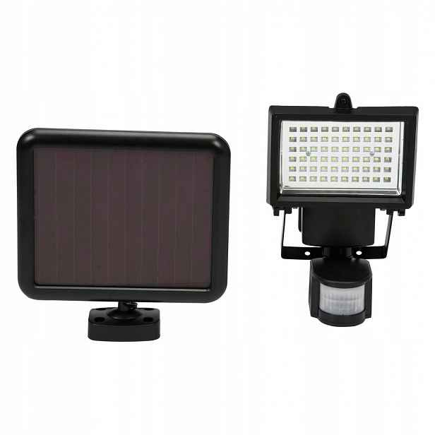 Reflektor Yato YT-81860 Led solární 4W 380lm senzor pohybu IP44 4000K
