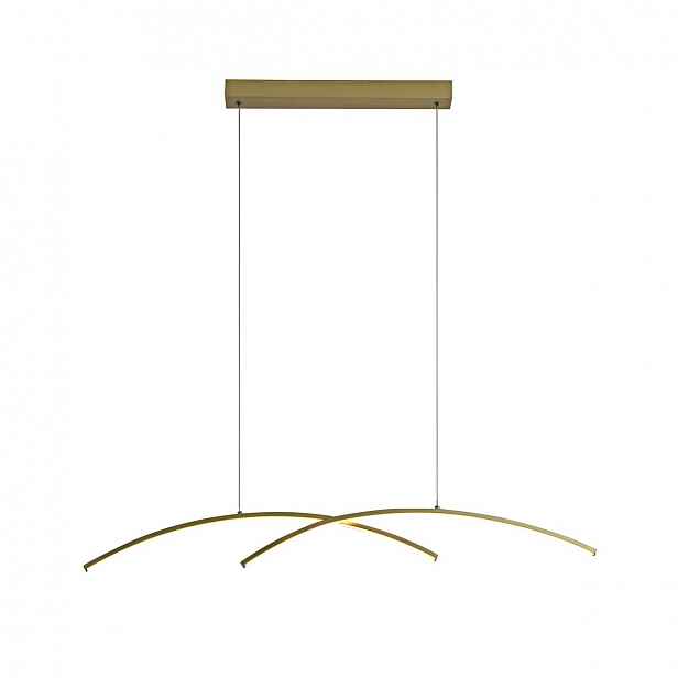 Samola, Moderní, dekorativní, zlatá závěsná Led lampa, 24W, 1920LM