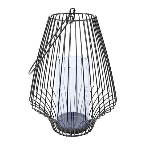 Kovová lucerna (výška 34 cm) – Ego Dekor