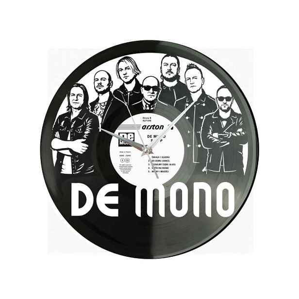 De Mono Dárek Originální dekorace do domu Hodiny z vinylové desky