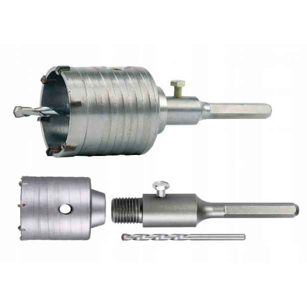 Korunkový Vrták Na Zdivo Betonu Korunka 125 mm Hex Adaptér