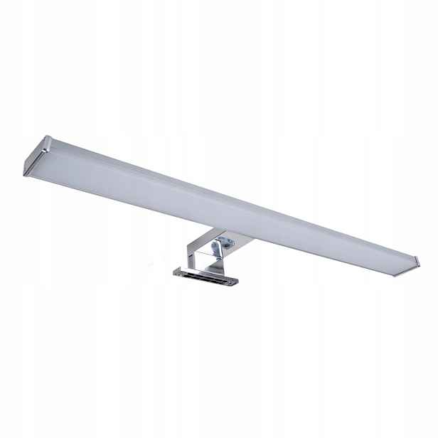 Led koupelnové nástěnné svítidlo nad zrcadlo, chrom, lineární, 60 cm, IP44 Polux