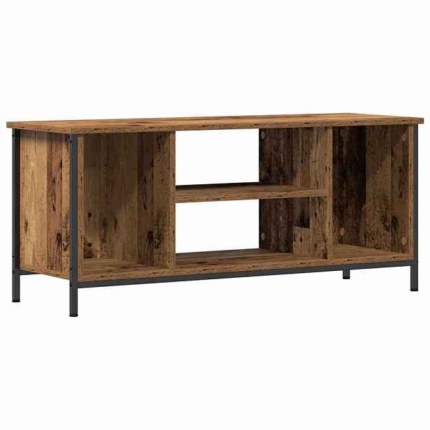 vidaXL Televizní skříň 102 x 35 x 45 cm Staré dřevo Kompozitní dřevo