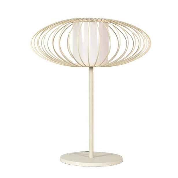 Bílá stolní lampa Himera