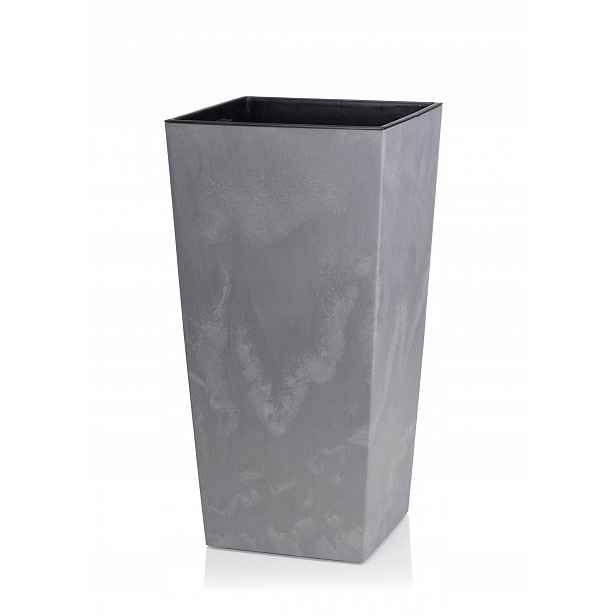 Květináč Imitace Betonu Vysoká Vložka Květináč před dveře na terasu 57x29 Cm