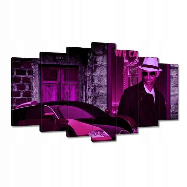 Obrazy 140x80 Fialové Bugatti