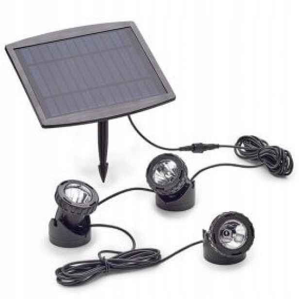 Pontec PondoSolar Led osvětlení do očka 3x0,5W