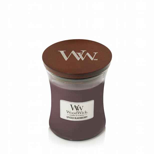 Tradiční sójová svíčka Spiced Blackberry Woodwick 1 ks