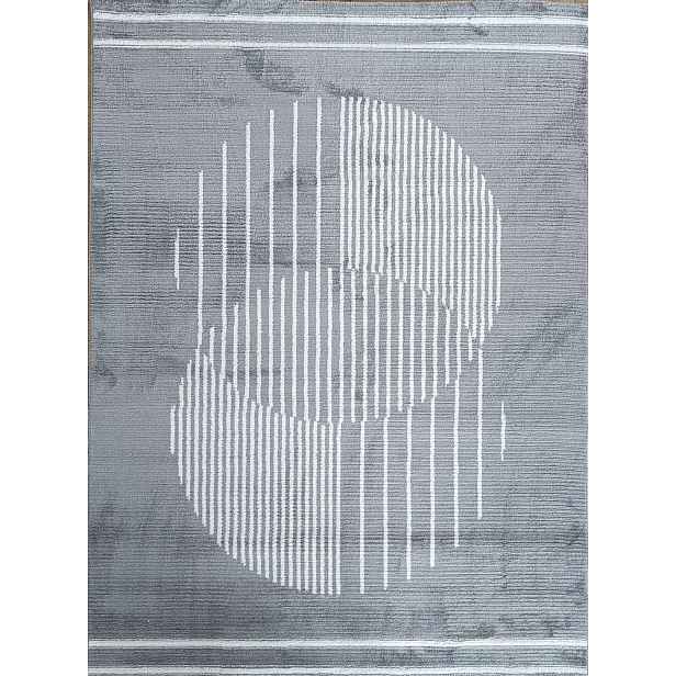 Exkluzivní koberec Boho šedo krémový s jemnými měkkými štětinami 120 x 160 cm