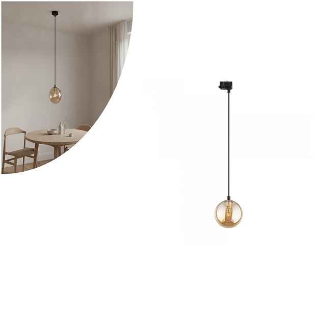 Závěsná kolejnicová lampa Tracer 3F Tk Lighting