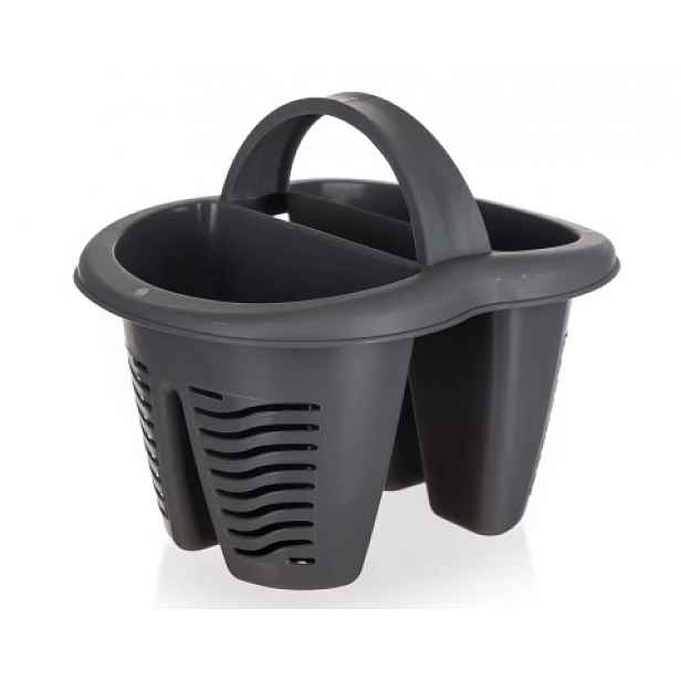 Odkapávač na příbory myKitchen, antracit