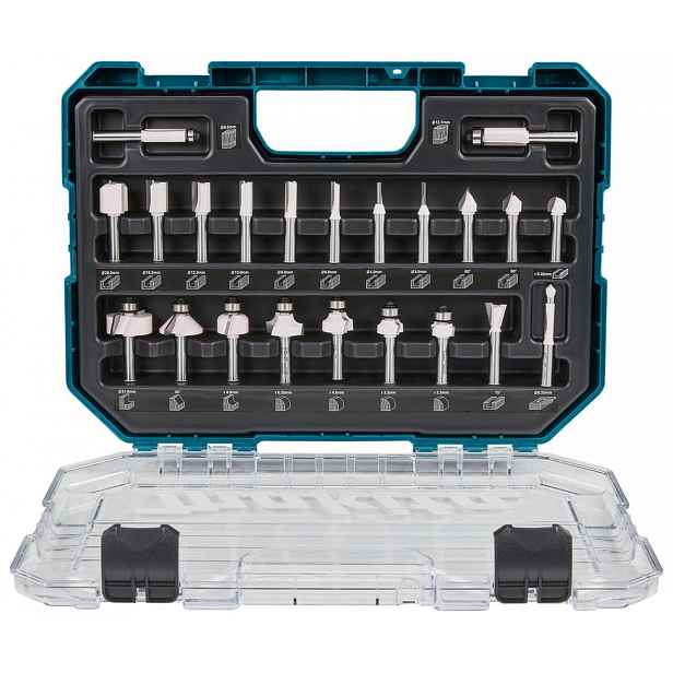 Makita - 22dílná sada frézovacích nástrojů D-74778