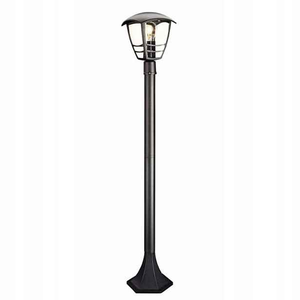 Osvětlovací sloupek čtvercový Philips E27 99,5 cm černý