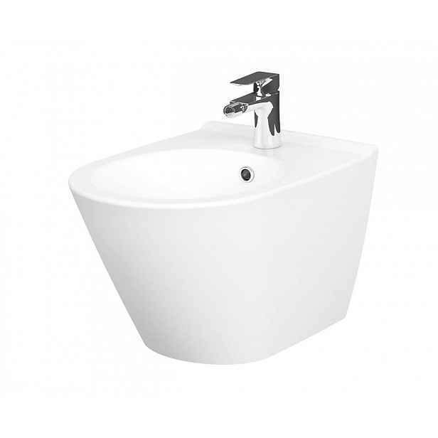 Cersanit City - Závěsný bidet, otvor pro baterii, bílá K35-043