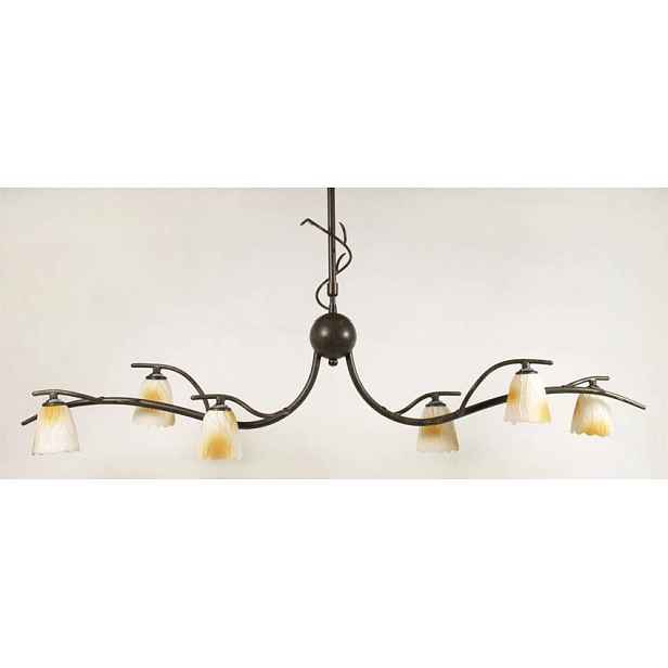 Stropní lampa Mikado 6*40W G9 patina