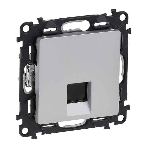 Zásuvka datová Legrand Valena Life CAT5e 1× RJ45 STP stíněná hliník