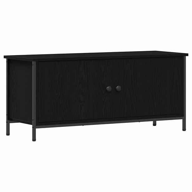 vidaXL Televizní skříň 100 x 35 x 45 cm Černý dub Kompozitní dřevo