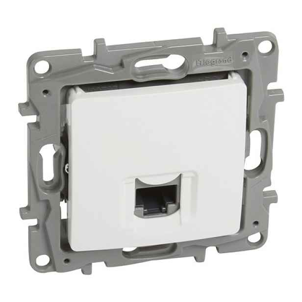 Zásuvka datová Legrand Niloé CAT5e 1× RJ45 UTP nestíněná bílá