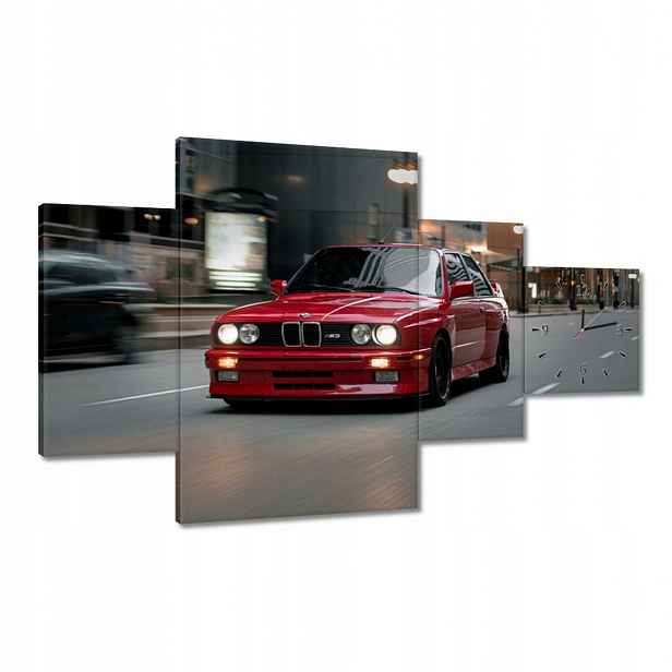 Klasické hodiny 130x80 Bmw M3 BeeMka