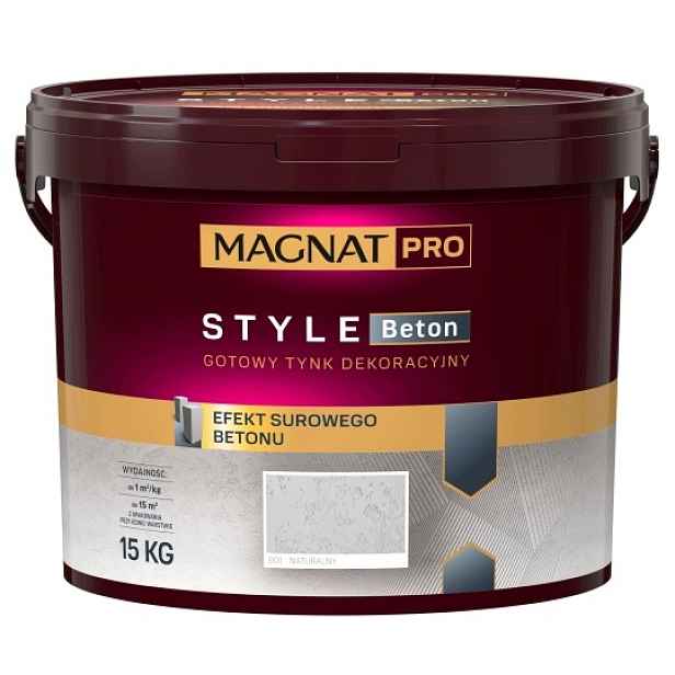 Magnat Pro Style Beton 15 kg B01 Přírodní Hotová Dekorativní Omítka