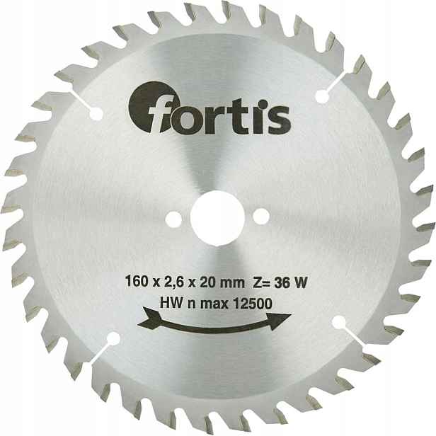 Pilový kotouč Hw Hw 160x2,8 x20 mm 36 zubů W Fortis