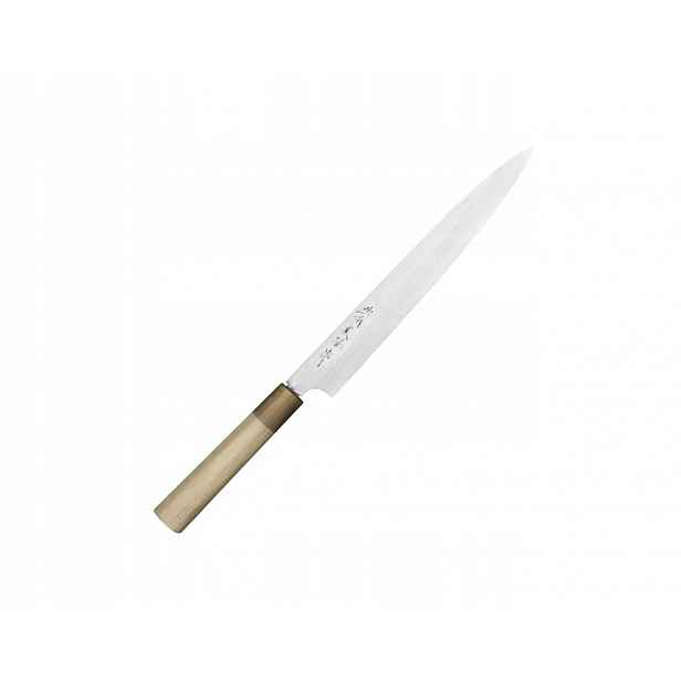 Hideo Kitaoka Aogami#2 Satin Damascus Nůž Yanagiba 27 cm Návod