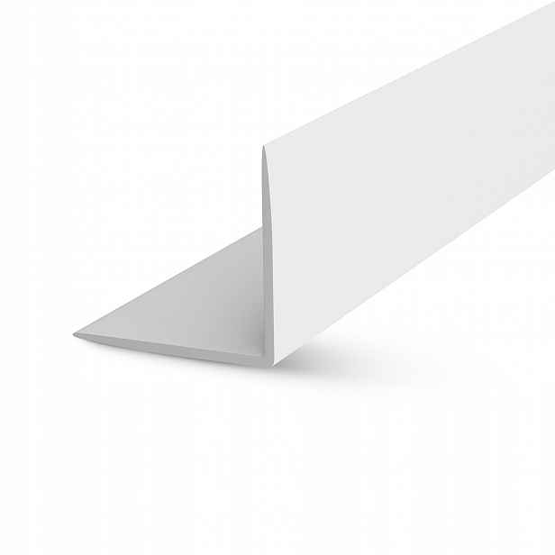 Úhelník Pvc Bílý 30x30 mm 1 m – Ochranný rohový kryt Dekorativní 60 ks