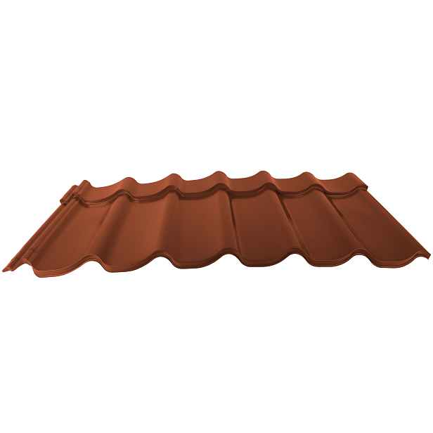 Krytina plechová MAXIDEK DX SP 25 RAL 8004 cihlová