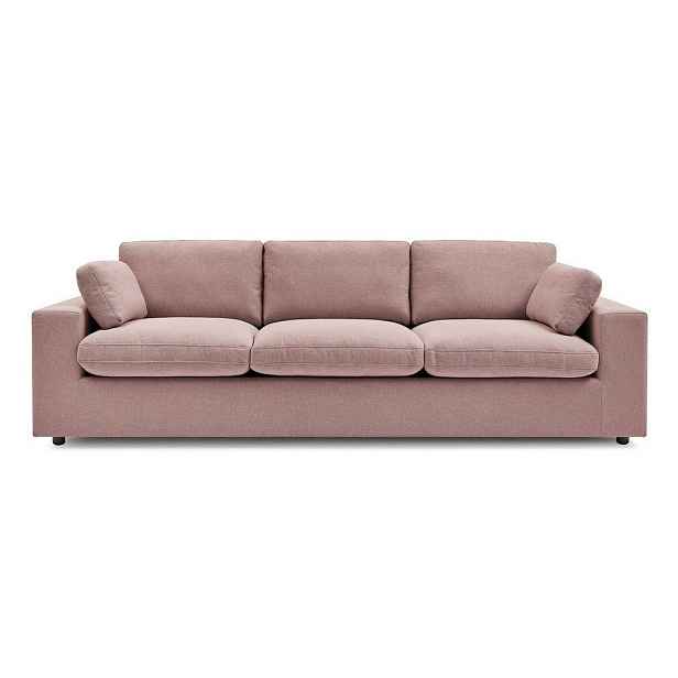 Růžová pohovka 250 cm Belair – Bobochic Paris