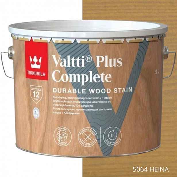 Tikkurila Lakovací Hmota Valtti Plus Complete 9L Barva 5064 Heina