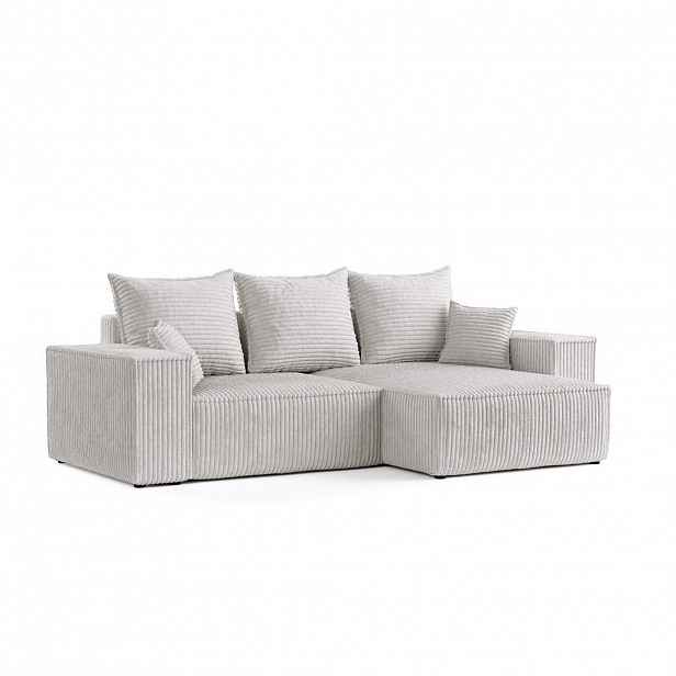 AltaBeds ROHOVÁ SEDAČKA SENSO, textil, Šedá
