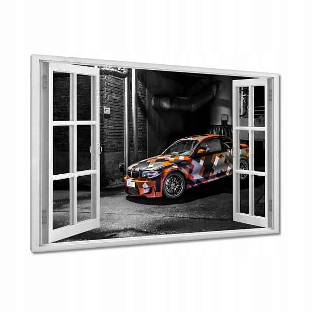 Obrazy 120x80 Oranžové Bmw