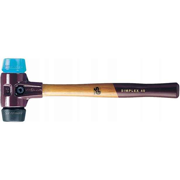 Gumové/TPE dlažební kladivo Simplex 60 mm 1,5 kg Halder