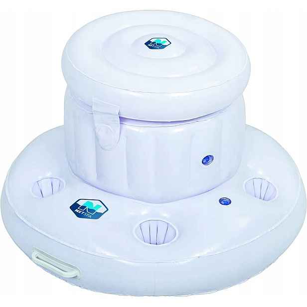 Plovoucí nafukovací kelímek na led s prostorem pro sklenice NetSpa Barek