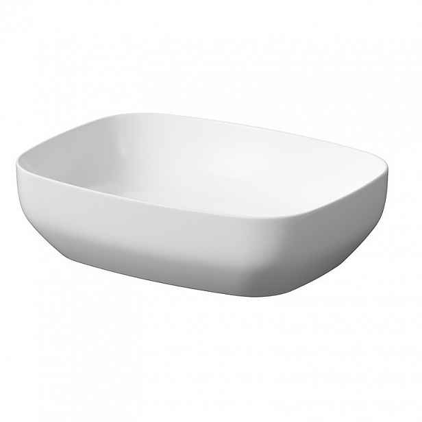 Umyvadlo na desku Larga Rectangular bílá mat (50X38) (K677-016) /po/