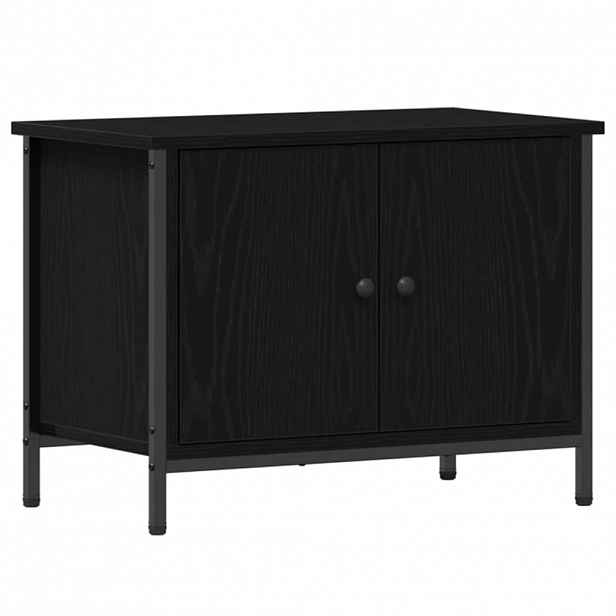 vidaXL Televizní skříň 60 x 35 x 45 cm Černý dub Kompozitní dřevo