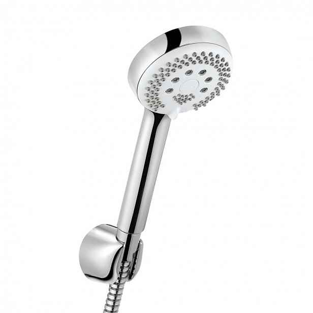 Kludi Logo - Set sprchové hlavice, držáku a hadice, 3 proudy, chrom 6803005-00