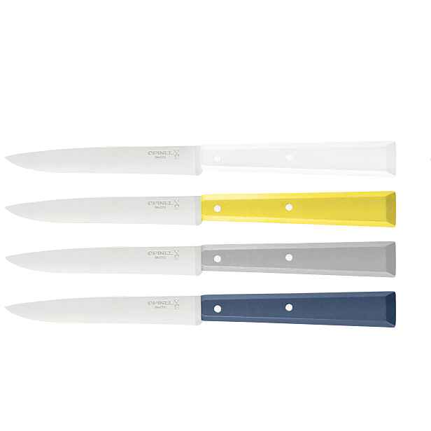 Opinel Sada příborových nožů VRI N°125 Bon Appétit Celeste, 4 ks, mix barev 002040