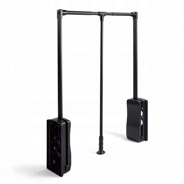 Pantograf do skříně šatní ramínko Atm 83-115cm Černá
