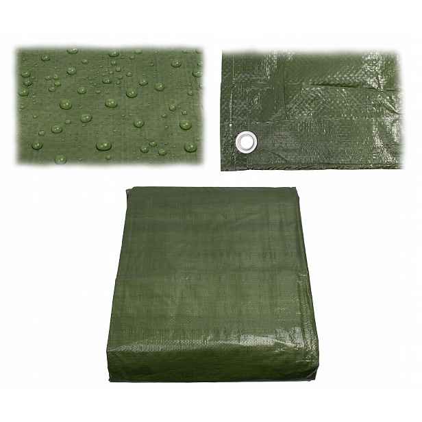 Plachta 6x12 m Zelená Zesílená Voděodolná Uv+ Silná