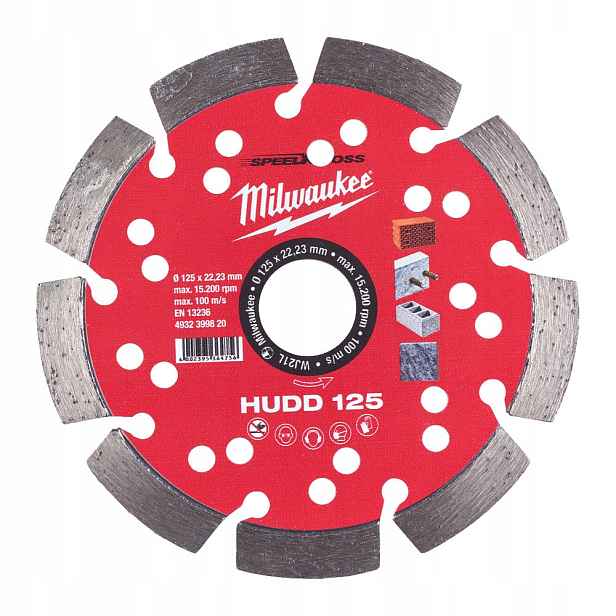 Diamantový kotouč Speedcross Hudd 125 mm Milwaukee 4932399820