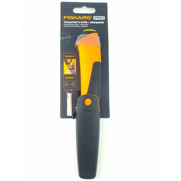 Fiskars Tesařský nůž Brousek Dláto na dřevo Odolný Ergonomický