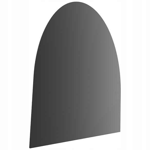 Ocelová základna pod kamna Vzor 2 100x80 cm černá