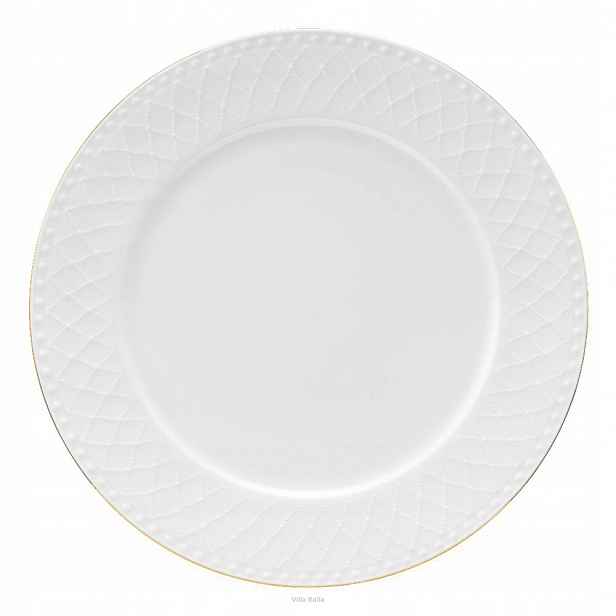 Villa Italia Talíř mělký 28 cm Roma Gold